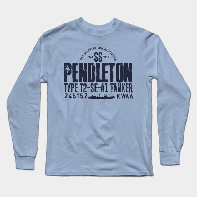 SS Pendleton Long Sleeve T-Shirt by MindsparkCreative